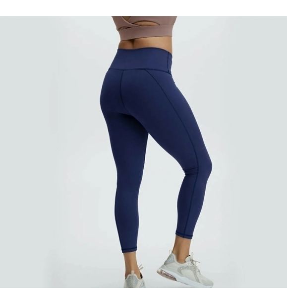 $70 NEW Fabletics Blue Nova Define High-Waisted 7/8 Legging XXS NWT! - Picture 2 of 8